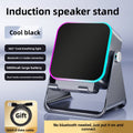 Five-in-One Folding Desktop Phone Stand with Charging Speaker Light
